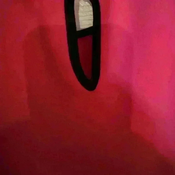 Preowned Calvin Klein Pink with Black Trim Blouse size Large - Picture 4 of 7